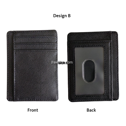 LLS RFID Safe Extra Slim G.Leather Travel Wallet