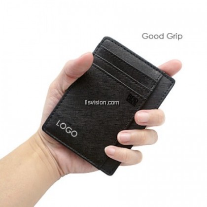 LLS RFID Safe Extra Slim G.Leather Travel Wallet