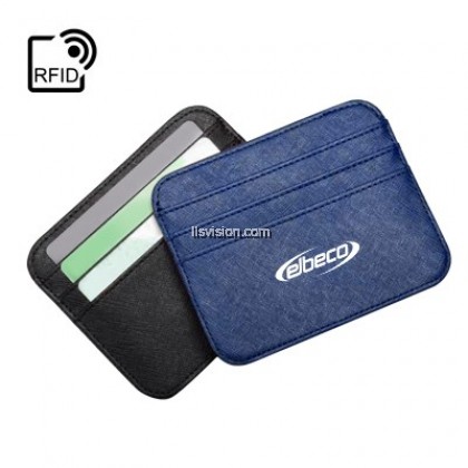 LLS RFID Safe 6 Slot Extra Slim G.Leather Travel Wallet